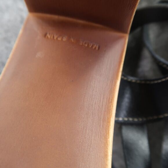 Eric Michael Shoes Women 41 Sandal Block Heel Platform Fashion Ankle Strap Black - Picture 13 of 16